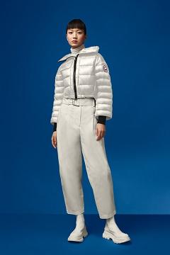 Chamarras Canada Goose Mujer México - Serdang Chaqueta De Plumas Blancos PA3825970